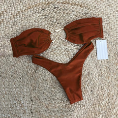 Push-Up-Bandeau-Bikini-Set