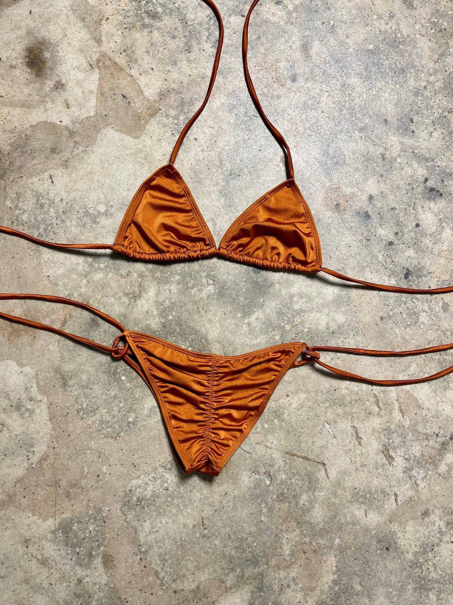 Scrunch Bikini Kupfer