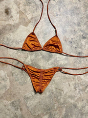 Scrunch Bikini Kupfer