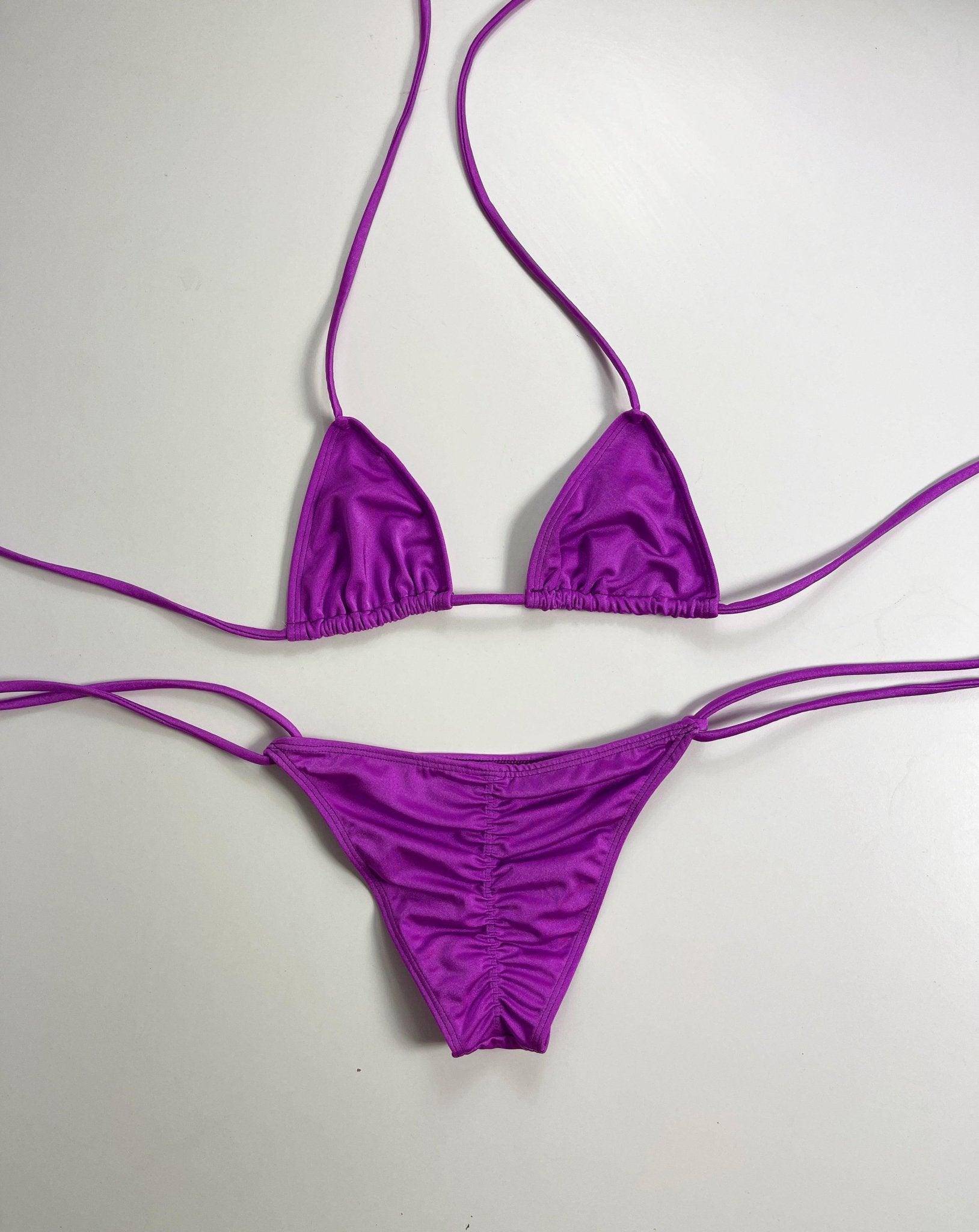 Scrunch Bikini Himbeere