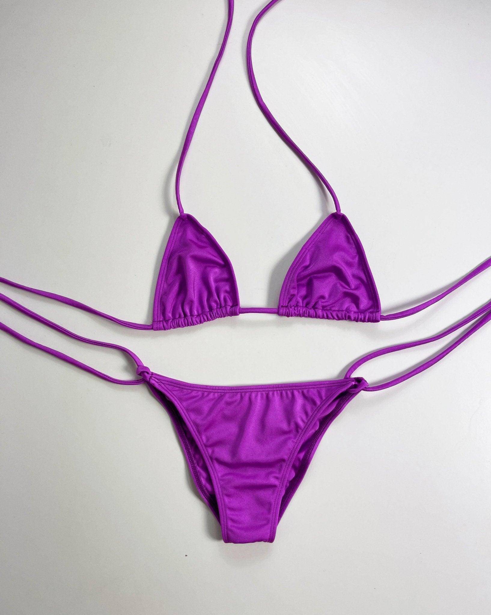 Scrunch Bikini Himbeere