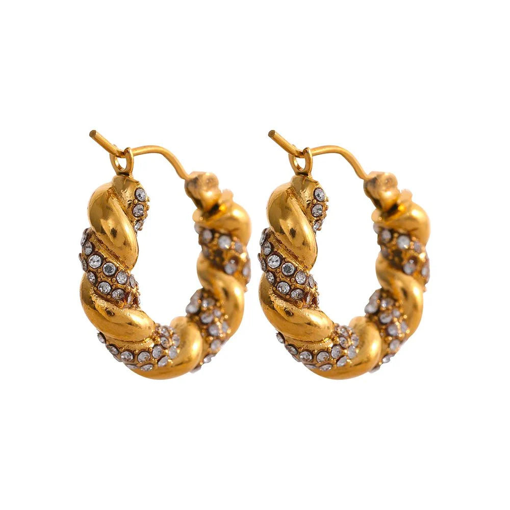 Scrunchie Hoop Earrings