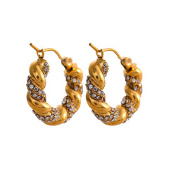 Scrunchie Hoop Earrings