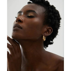 Scrunchie Hoop Earrings