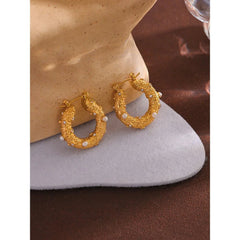 Sea Sparkle Hoop Earrings