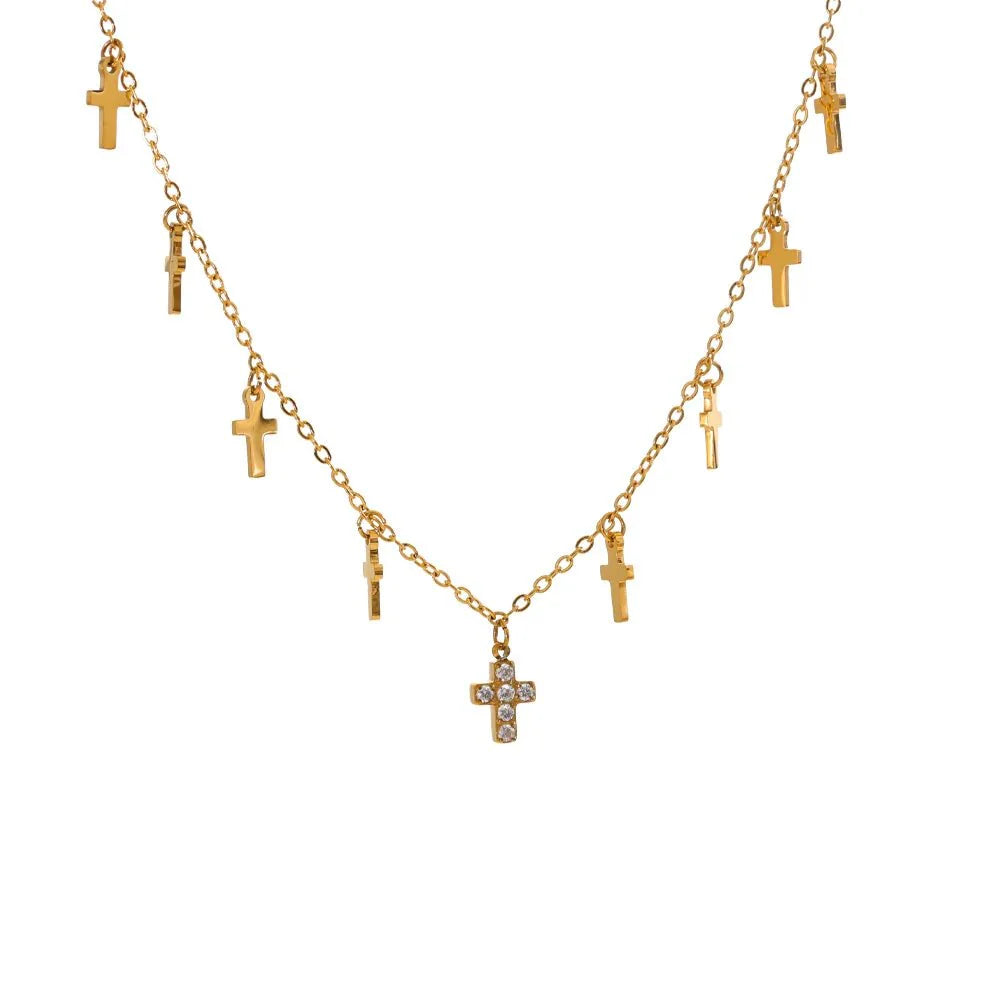 Serenity Cross Links Necklace