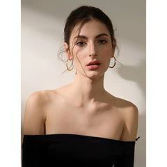 Sinuous Hoop Earrings