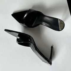 Sleek Pointed-Toe Mules