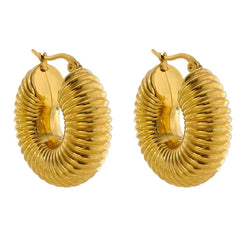 Slinky Hoop Earrings
