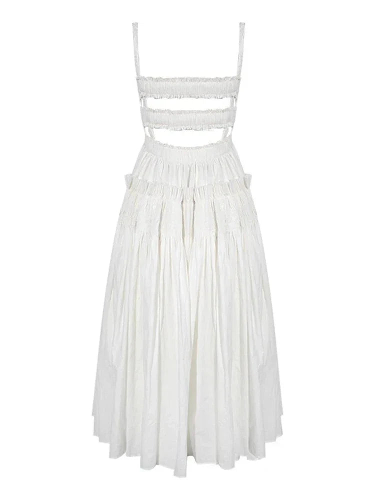 Smocked Long Dress