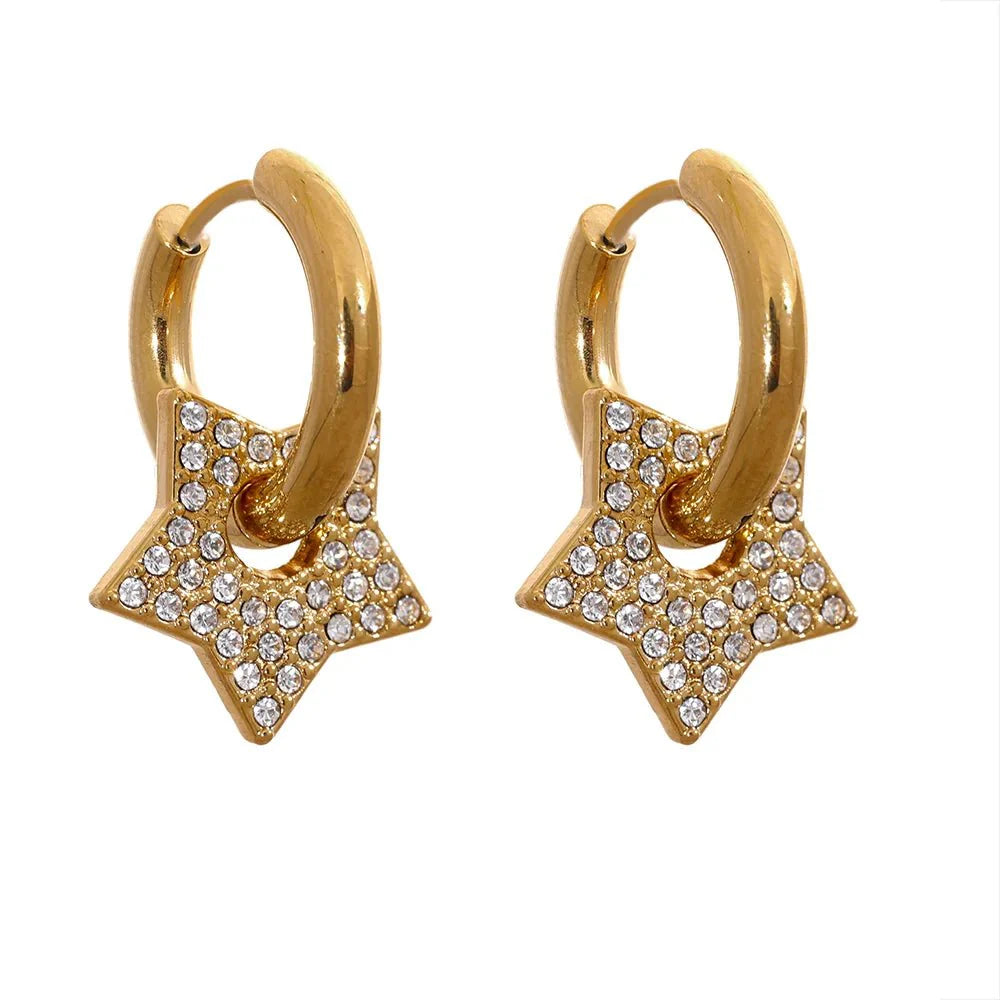 Starry Dangle Earrings