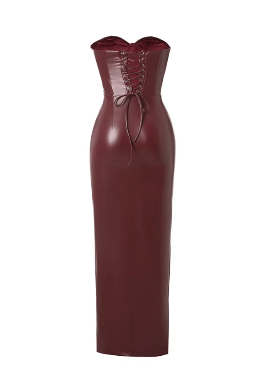Strapless Corset Maxi Dress – Krzno