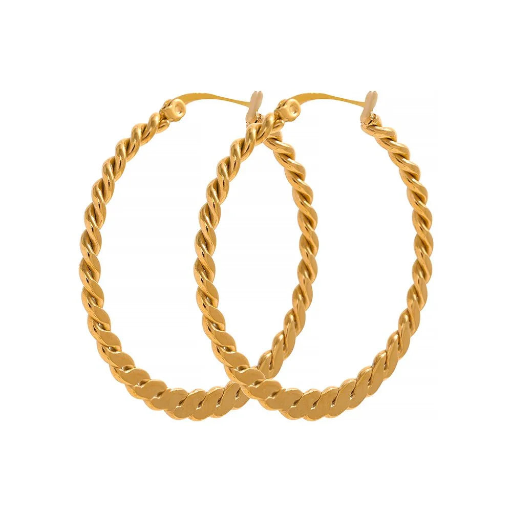 Tangled Hoop Earrings