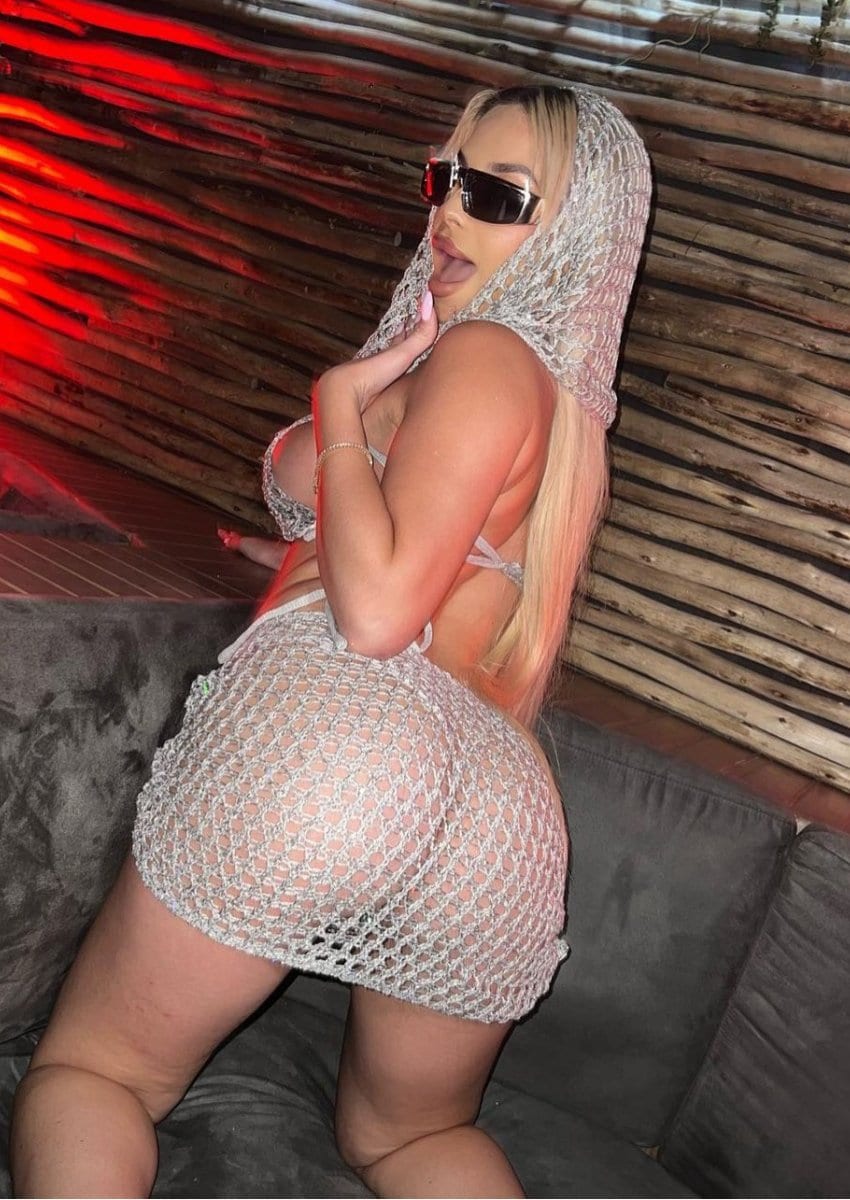 Three-Piece Knitted Sequin Hooded Set