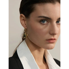 Twinkle Star Dangle Earrings