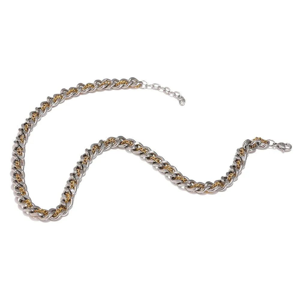 Two-Tone Chain Necklace