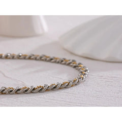 Two-Tone Chain Necklace