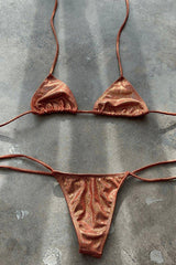 EINHORN 2-TEILIGER BIKINI KUPFER