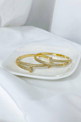 ZIRCONIUM CUFF BRACELET