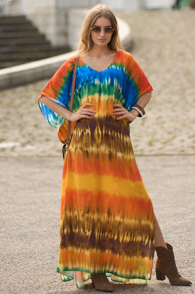 Tie Dye Cover Up Dress (11 Colors)