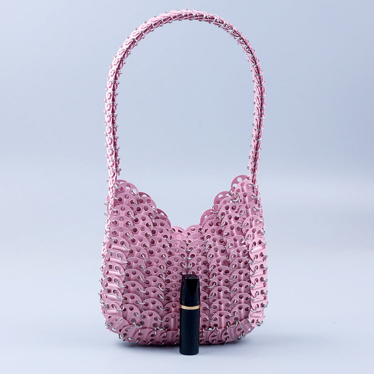 Chainmail Bag In Pink