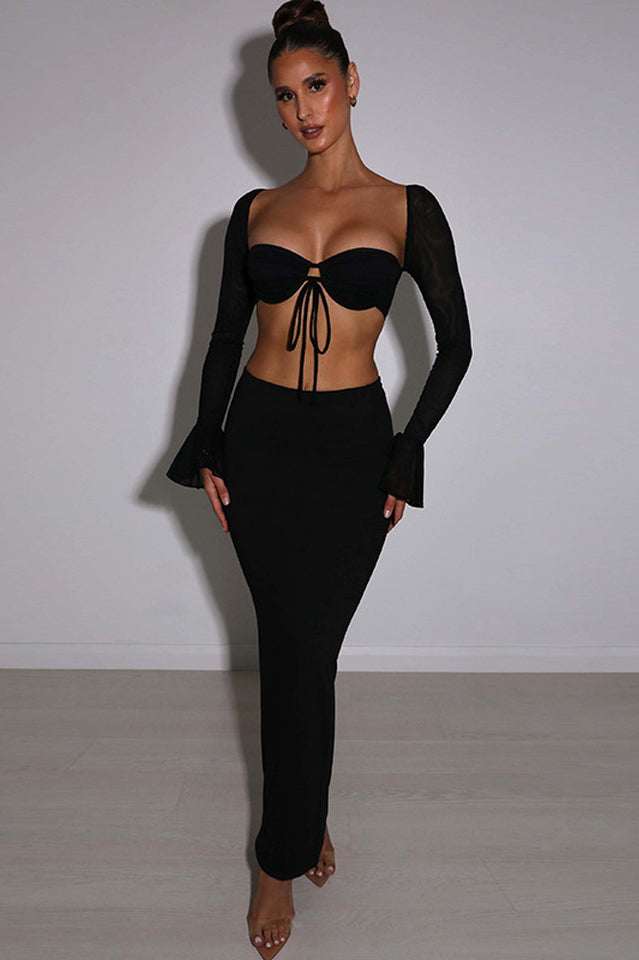 Priscilla Top + Maxi Skirt Set