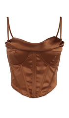 Brown Corset Top