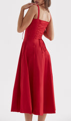 Red Rose Bustler Sundress