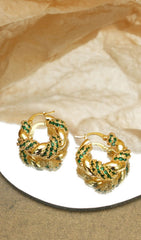 18K Gold Vintage Gold Earrings