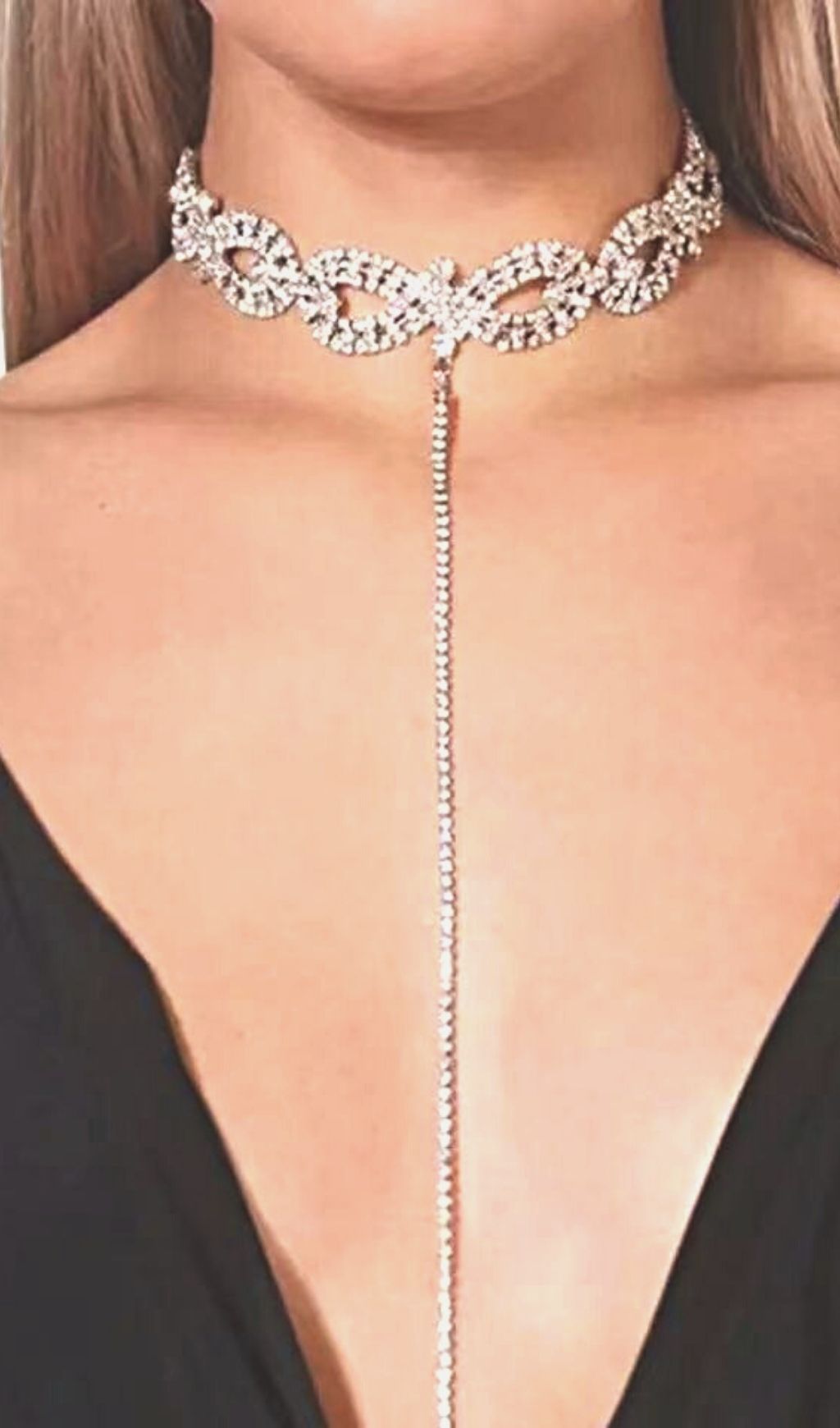 CRSTAL Long NeckLace