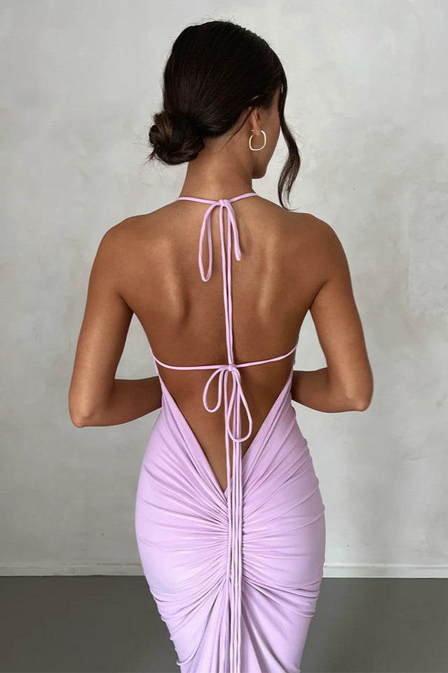 Veronica Backless Maxi Dress