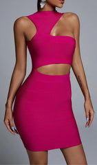 Cutout Bandage Mini Cocktail Dress