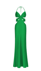Butterfly Cut Out Maxi Slip Dress