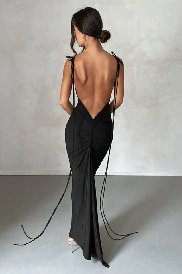 Veronica Backless Maxi Dress