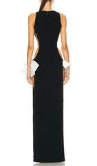 Cut Out Extreme Split Maxi Dress