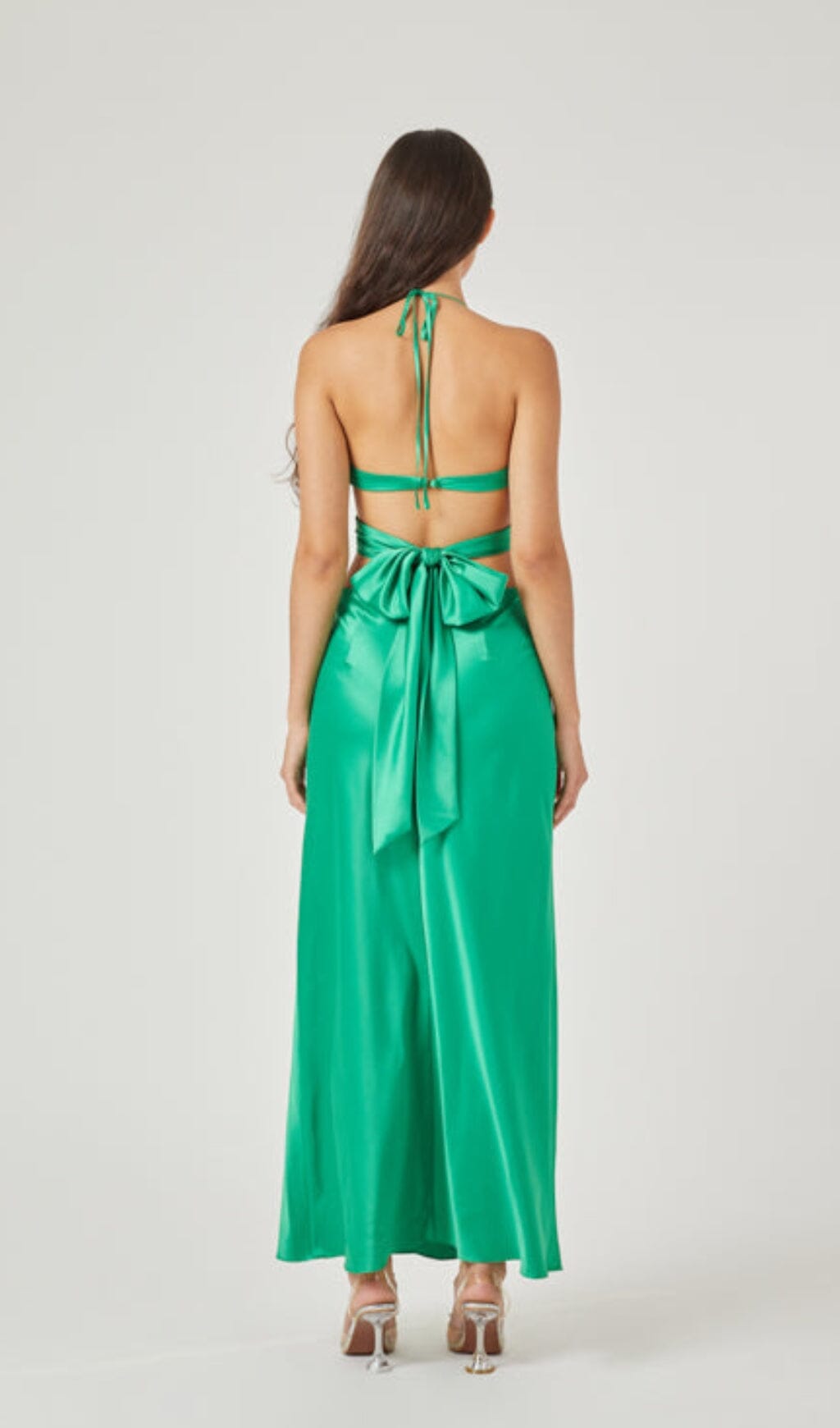 Butterfly Cut Out Maxi Slip Dress