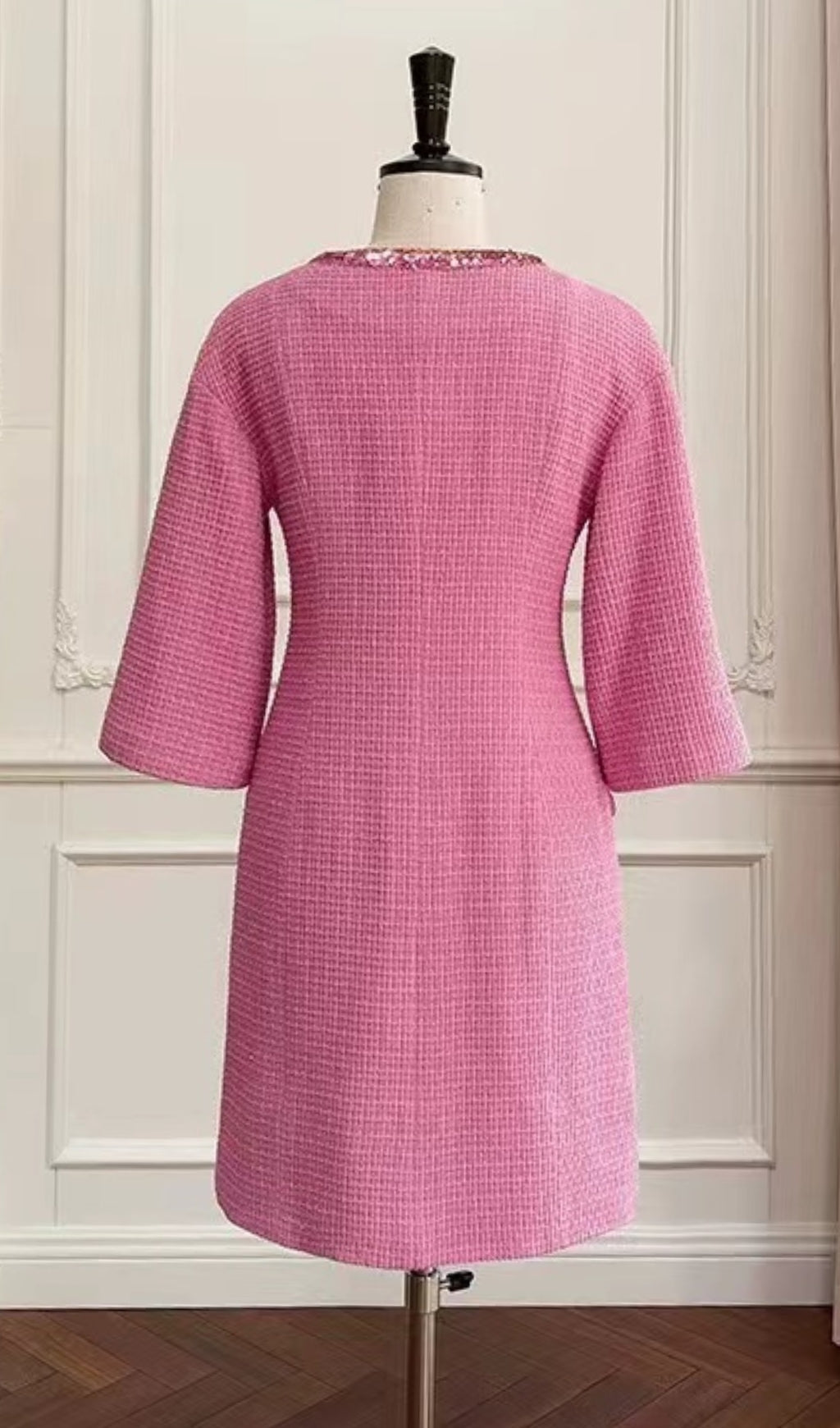 Pink WEAVE COAT