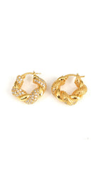 18K Gold Vintage Gold Earrings