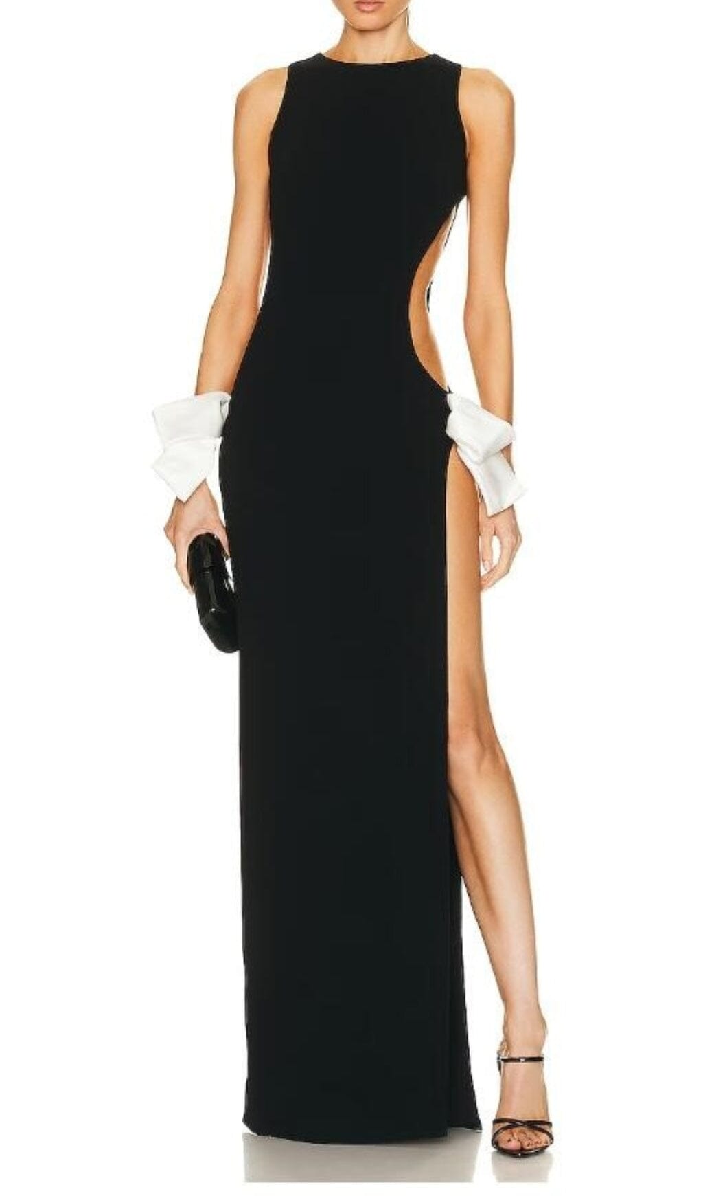 Cut Out Extreme Split Maxi Dress