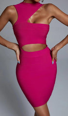 Cutout Bandage Mini Cocktail Dress