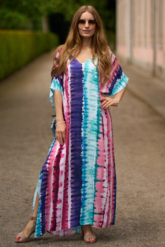 Tie Dye Cover Up Dress (11 Colors)