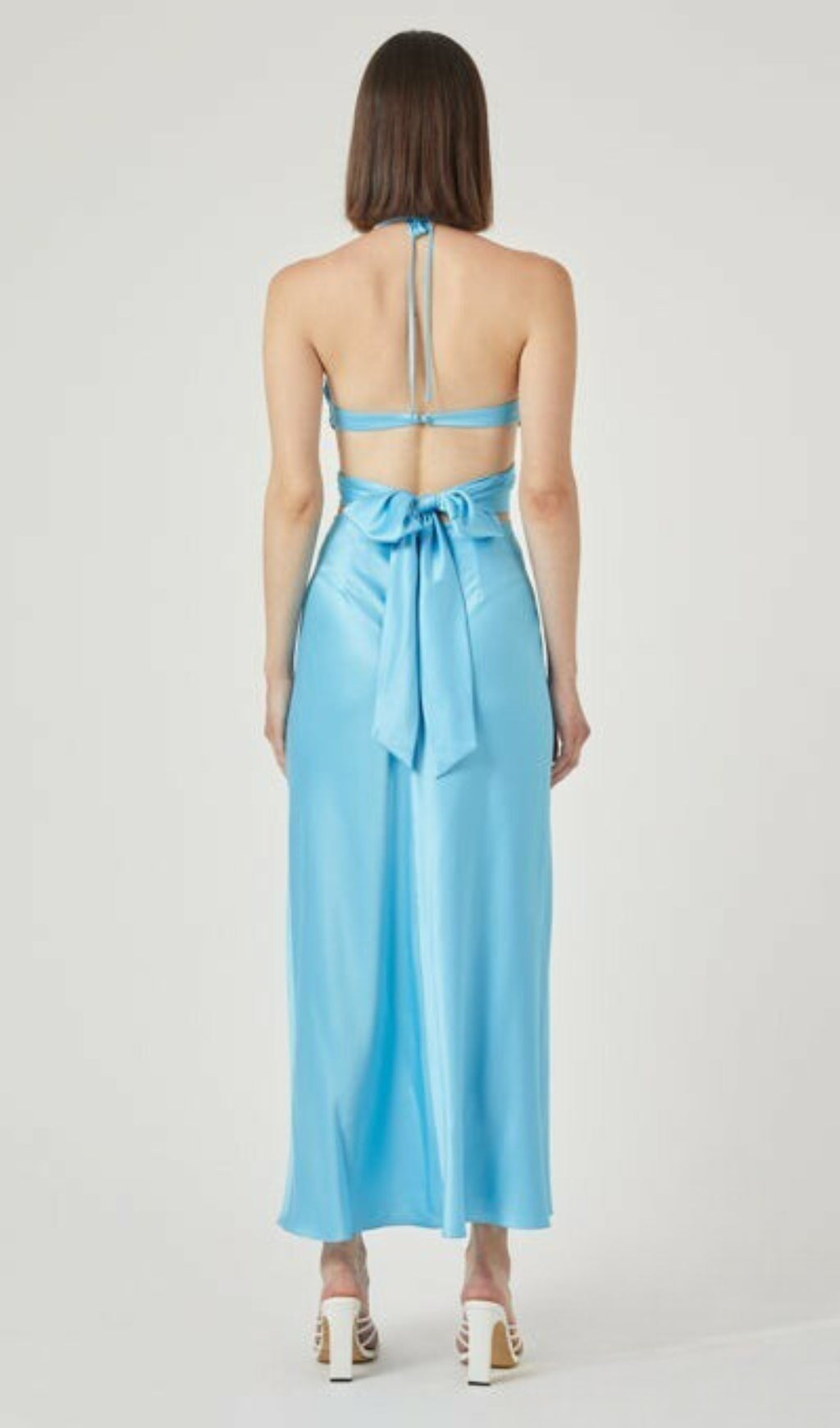 Butterfly Cut Out Maxi Slip Dress