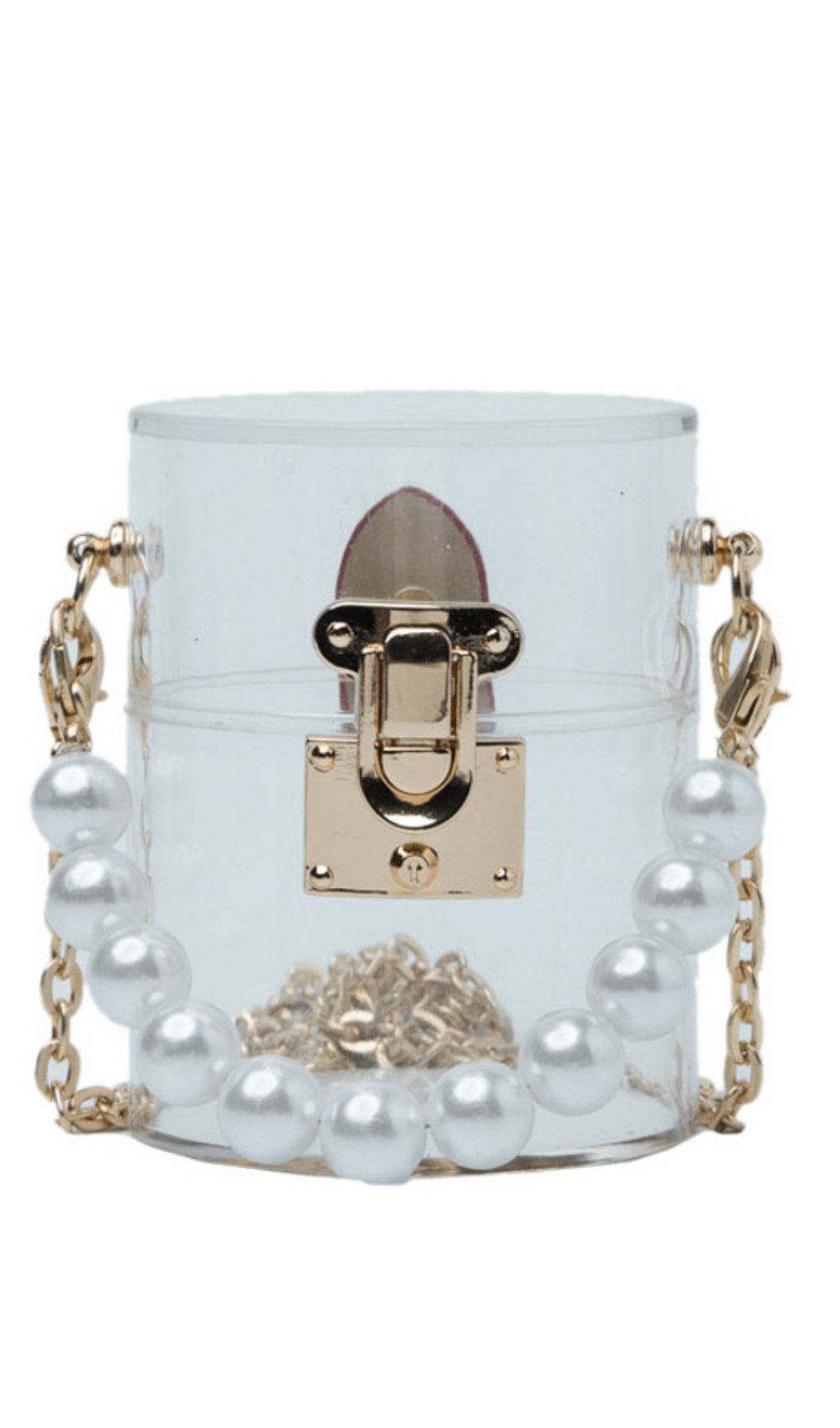 Blue Acrylic Pearl Jelly Bag