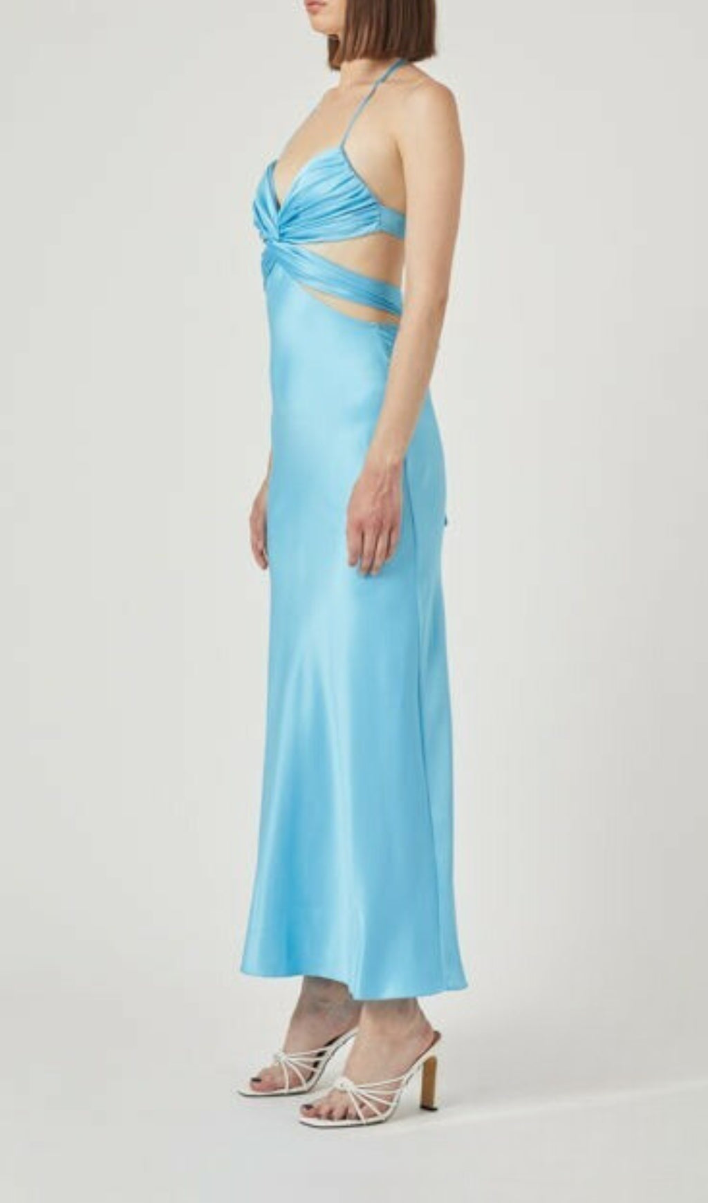 Butterfly Cut Out Maxi Slip Dress