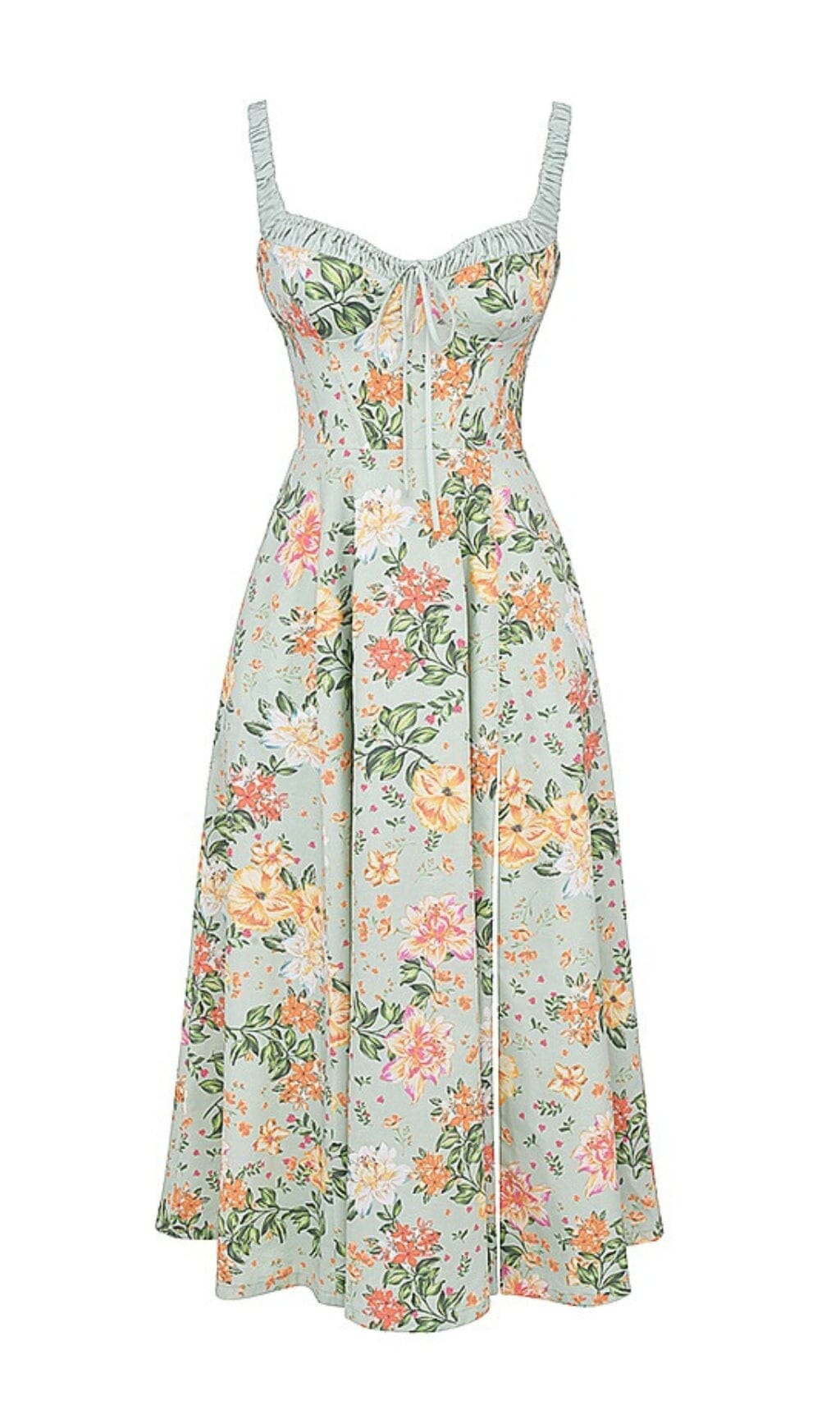 Light JADE Print Bustler Sundress