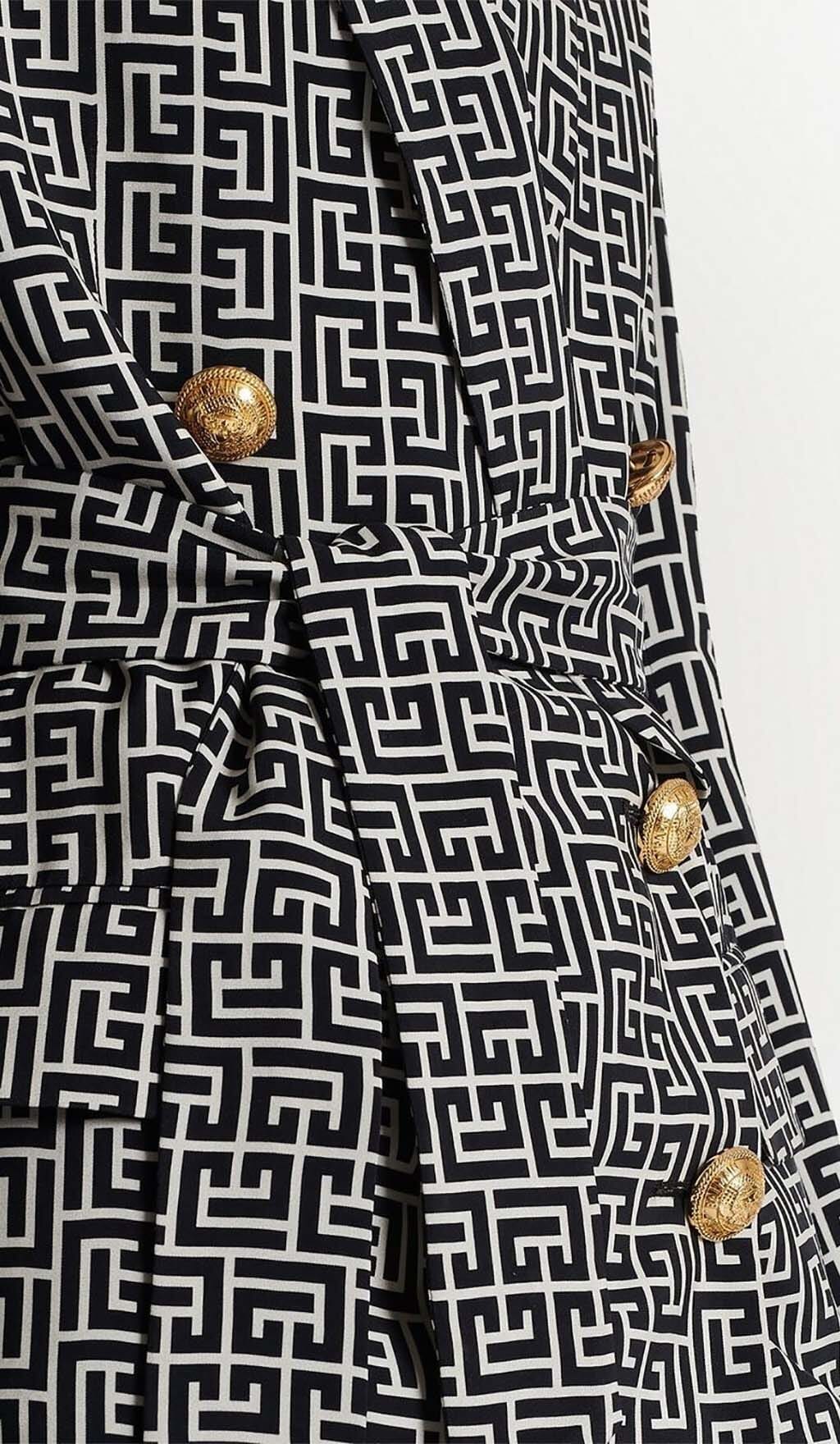 COLOURWAY BelteD Double-Breasted Blazer