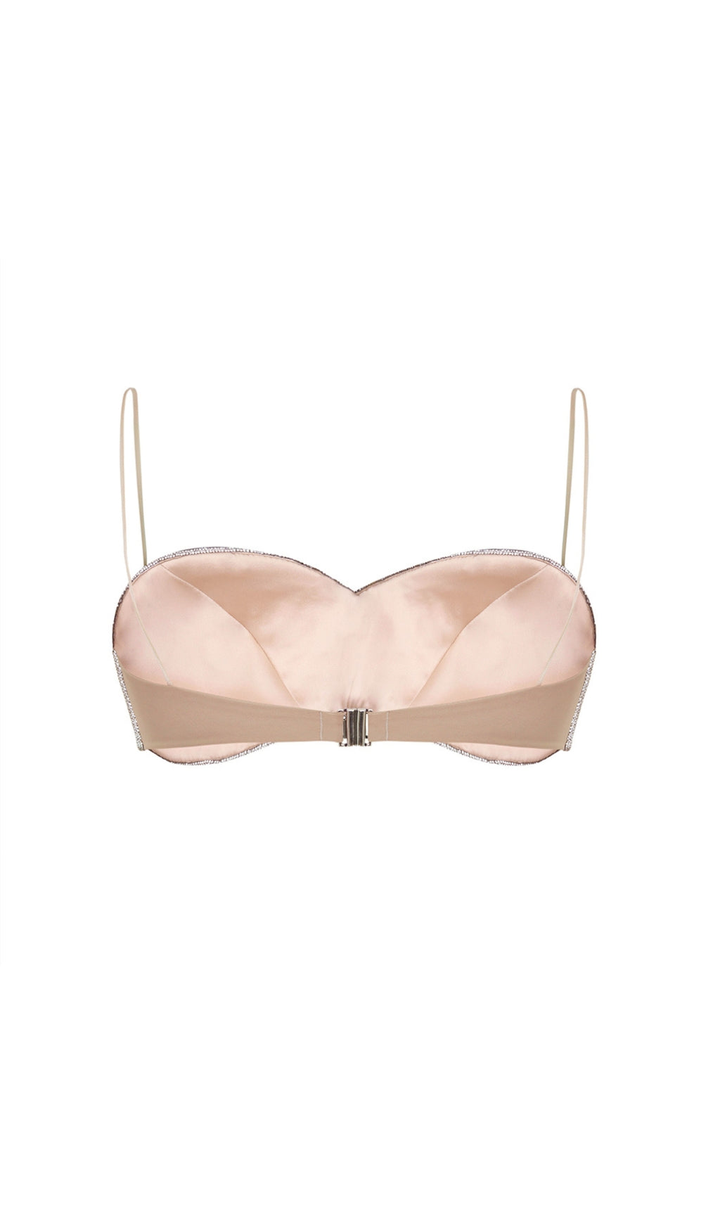 CrystalS Bandeau Top In Silver