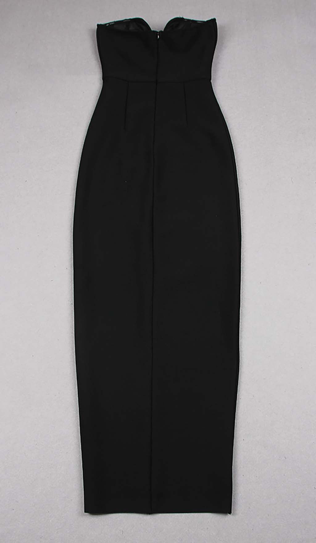 Cut-Out Bodycon Maxi Dress In Black