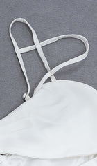 Cutout Sleeveless Jumpsuit In White