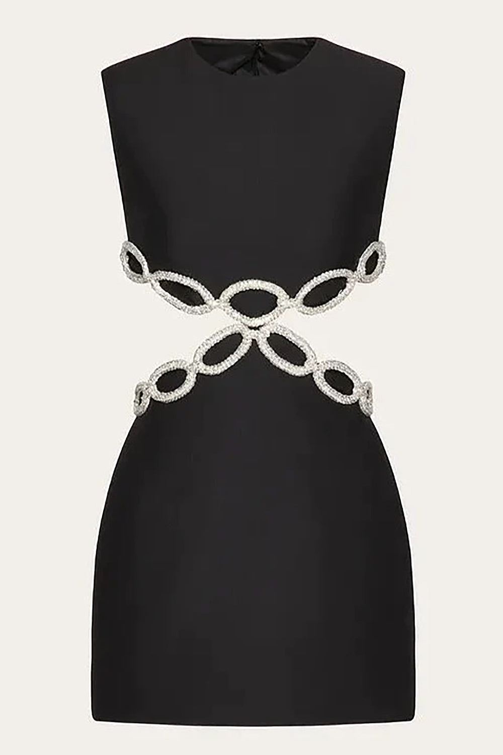 Crystal Embroidered Short Bandage Dress